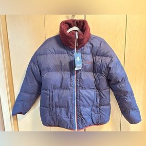 Stylish Women's Purple Puffer Jacket